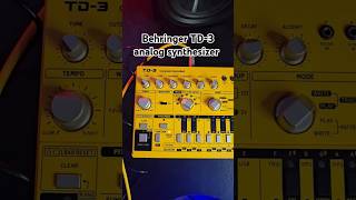 Behringer TD3 analog synthesizer shorts synthesizer [upl. by Ecined]