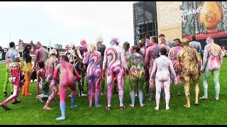 Amsterdam 2016 Bodypainting Day Creative Art [upl. by Stockmon]