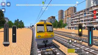 Indian Local Train Simulator Android Gameplay  Train Wala Game  Indian Train Games to Play [upl. by Qiratla]