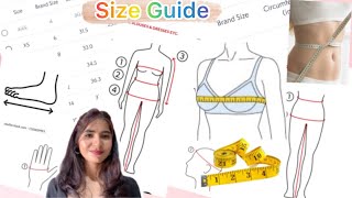 Size Guide for online shopping  HampM size chart explained  size chart [upl. by Lacie]