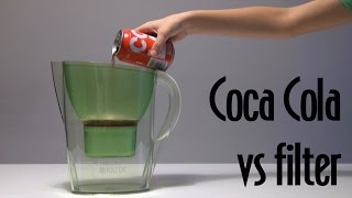 Coca Cola vs Brita filter What happens Experiment [upl. by Eita16]