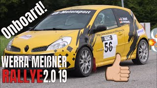 WP 14 Werra Meißner Rallye 2019 I Onboard Renault Clio 3 RS I RallyeDebüt [upl. by Allicirp529]