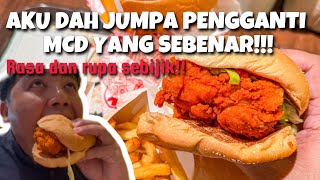 PENGGANTI MCDONALDS YANG SEBENAR Burgerman tahu resepi rahsia Mcd [upl. by Ame]