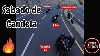 CANDELEO CON MOTOS DE ALTO CILINDRAJE  Dominar 400 a tope [upl. by Bradski351]