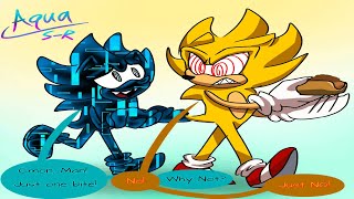 Fleetway and Cyber Sonic Sonic Comic Dub [upl. by Gerius]