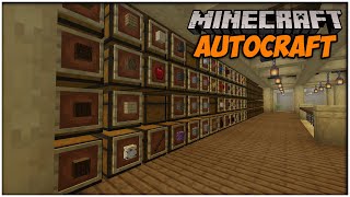 AutoCraft 2 Huge Starter Storage Room Minecraft 117 Survival [upl. by Averell]