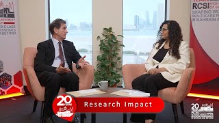 RCSI Bahrain 20 Years in Focus  Research Impact [upl. by Codi]