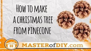 DIY Pine cone Christmas Tree  Christmas Decorations [upl. by March]