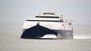 Manannan approaching her berth 18072024 [upl. by Anerat]