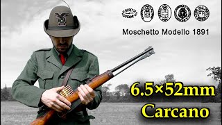 Shooting the Moschetto Modello 1891 Carcano Cavalry Carbine [upl. by Yoong]