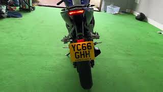 Yamaha YZF 125 with scorpion exhaust walkround [upl. by Hteb]