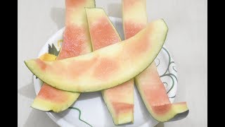 इस वीडियो को देखने के बाद आप कभी तरबूज के छिलके को नहीं फेकेंगे  Tasty Recipe From Watermelon Peels [upl. by Ovida60]