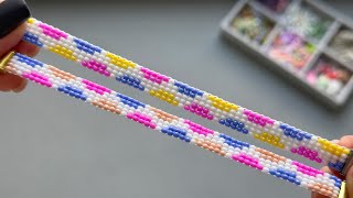 How to make a loom beaded bracelet [upl. by Meta]