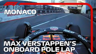 Max Verstappens Incredible Pole Lap  2023 Monaco Grand Prix  Pirelli [upl. by Groeg]