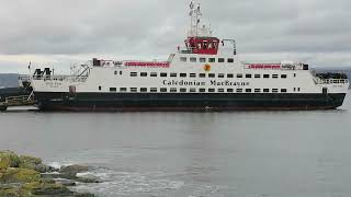 MV Loch Fyne Calmac ferry at Lochranza Isle of Arrandavetheraverovingtherock [upl. by Nosnor]