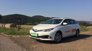 TEST Toyota Auris Hybrid Touring Sports  spotřeba [upl. by Adnicul681]