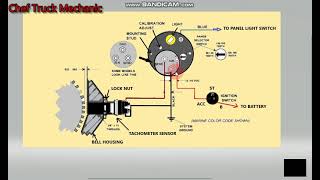 TACHOMETER WIRING DIAGRAM AND TROUBLESHOOTING [upl. by Skillern]