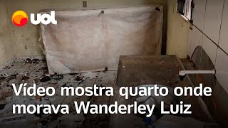 Vídeo mostra quarto onde autor do ataque em Brasília morava em Ceilândia veja [upl. by Ardnohsal]