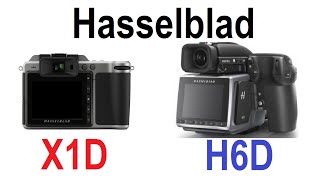 Hasselblad X1D vs Hasselblad H6D [upl. by Tilly610]