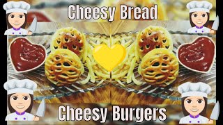 Chicken Filled Cheesy Burger Chicken Filled Cheesy Bread [upl. by Catlin]