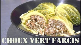 Choux Vert Farcis au Bœuf [upl. by Hallimaj]