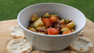 My Childhood Favorite  Red Herring Salad  Red Herring and Water Crackers [upl. by Doran]