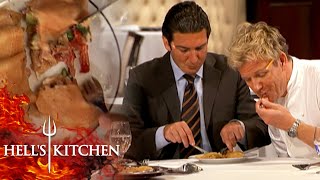 Andys Crepe Impresses Both Gordon Ramsay amp JeanPhilippe  Hells Kitchen [upl. by Yadnus]