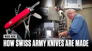 How Swiss Army Knives Are Made  Made Here  Popular Mechanics [upl. by Takeo]