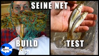 DIY Fishing Net  Building a Seine Fishing Net from Stuff Around the House [upl. by Eahsed]