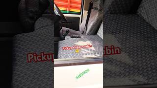 Pickup sleeper cabinpickup 17 hd container bodypickup cabin modifiedshorts pickup viralvideo [upl. by Owen357]