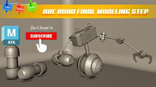 Mastering the ARC Robo Final Modeling Process in Maya [upl. by Crooks]