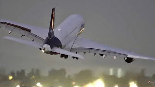 A380 Hits Wake Turbulence On Takeoff [upl. by Siednarb]