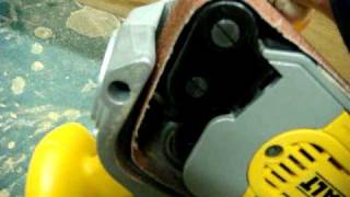 Dewalt Dw433k Belt sander [upl. by Refinnaej953]