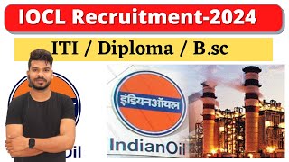 IOCL Recruitment2024  IOCLNonExecutiveRecruitment2024 [upl. by Arul360]