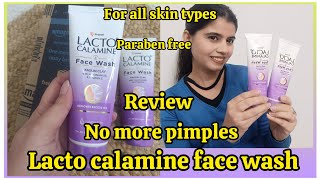 lacto calamine face wash with kaolin clay niacinamide amp vitamin E  REVIEW  Best for oily skin 💁 [upl. by Myrtle854]