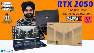 Asus Tuf F15 2023  RTX 2050  8 Games Tested  Unboxing amp Review  Best Gaming Laptop under 60K❓ [upl. by Veronica]