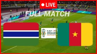 🔴Gambia vs Cameroon Live  Africa Cup of Nations 2024 Video Game Simulation  AFCON 2023 [upl. by Airalednac]