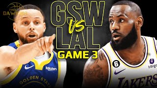 Golden State Warriors vs Los Angeles Lakers Game 3 Full Highlights  2023 WCSF  FreeDawkins [upl. by Honeyman]