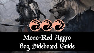 MonoRed Aggro Bo3 Sideboard Guide  April 2024  Murders at Karlov Manor  MTG Arena [upl. by Nahsaj]