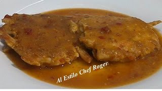 Que hago con el pavo que sobro TORTITAS DE PAVO O POLLO EN SALSA MORITA Receta 363 [upl. by Reffinnej910]