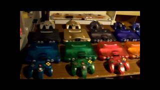 The Collection of Nintendo 64 Consoles  All 16 Color Variations Worldwide [upl. by Vallery656]