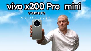 VIVO X 200 Pro mini camera test and walkthrough [upl. by Armat]