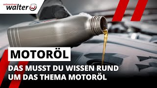 Unterschiede beim Motoröl  Motoröl nachfüllen leicht gemacht  5W30 0W40 10W40 [upl. by Rie121]