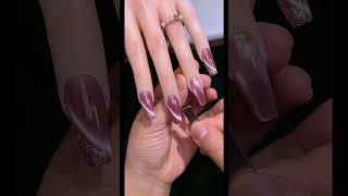 Nail Art Designs at Home with Polish Acrylic Glitter amp Stones shorts trending viral NailArt [upl. by Esidnac]