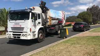 Wollongong Garbage  Double Garbo trucks 5 and 11 [upl. by Ettelorahc]