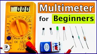 How to use a Digital Multimeter  Best Multimeter for Beginners [upl. by Shanon]