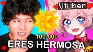 🥵Le digo un PIROPO a una VTUBER cada vez que me ría 5🤣 [upl. by Annoval299]