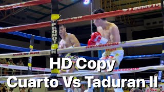 Cuarto Vs Taduran 2 HD  IBF 105 lbs World Championship  MP Promotions [upl. by Neraa]