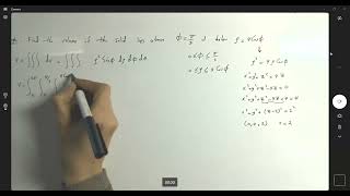 Calculus in 24 hours Find Volume Between Cone and Sphere Using Spherical Coordinates [upl. by Yhtir192]