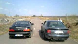 Nissan NX100 vs Audi A4 [upl. by Anhsirk]